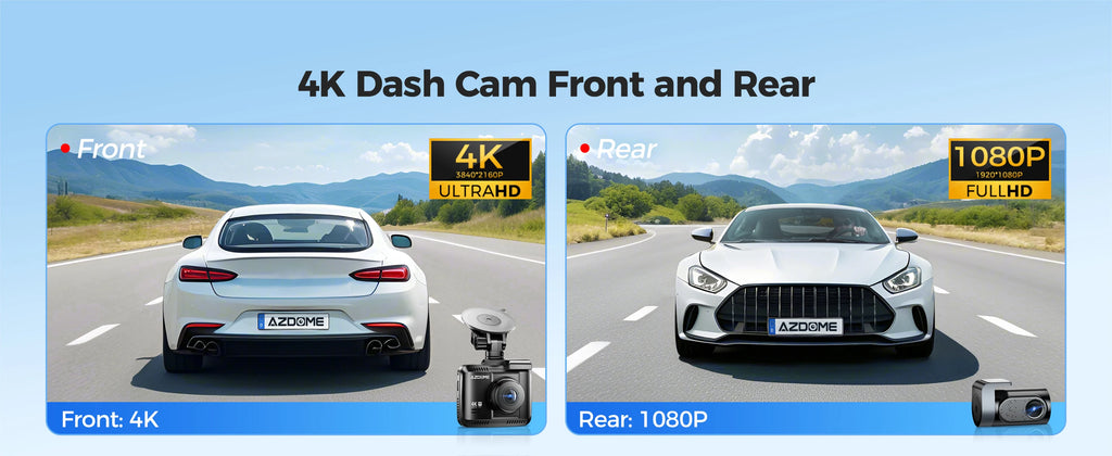 Dashcam 4K ZIVO — WiFi GPS ADAS